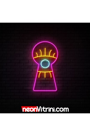 Anahtar Deliği - NEON LED Tabela