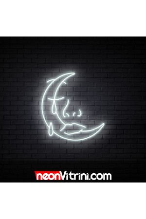 Ağlayan Ay - NEON LED Tabela