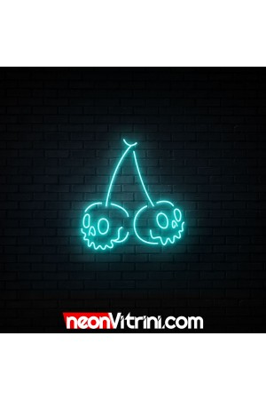 Kafatası Kirazı - NEON LED Tabela