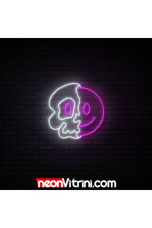 Kafatası Yüzü - NEON LED Tabela