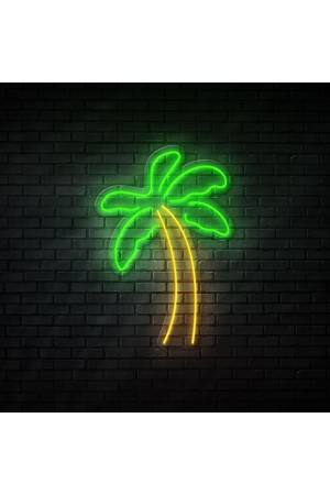 Palmiye Ağacı - Neon LED Tabela