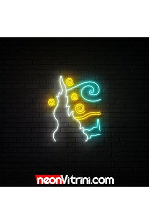 Yıldızlı Gece - NEON LED Tabela